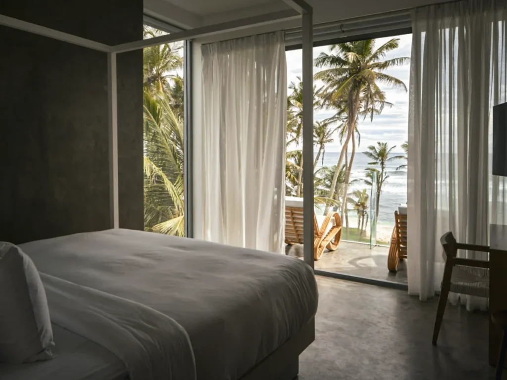 The seaview rooms at Harding Boutique Hotel