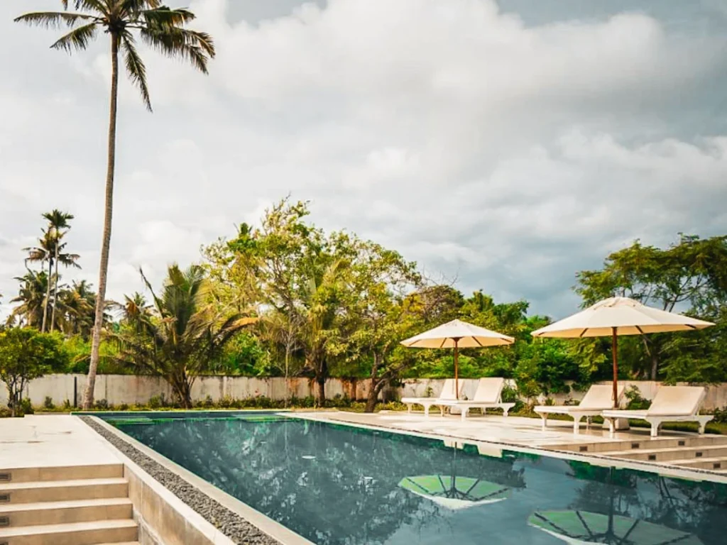 The pool at The Jam House hotel