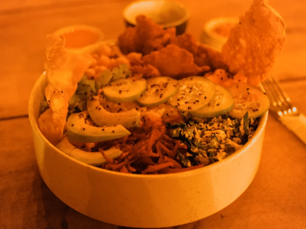 The food at Backyward in Madiha, a top place to eat