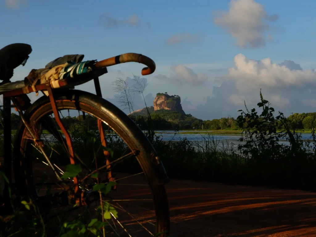 Cycling around Sigiriya, one of the top things to do