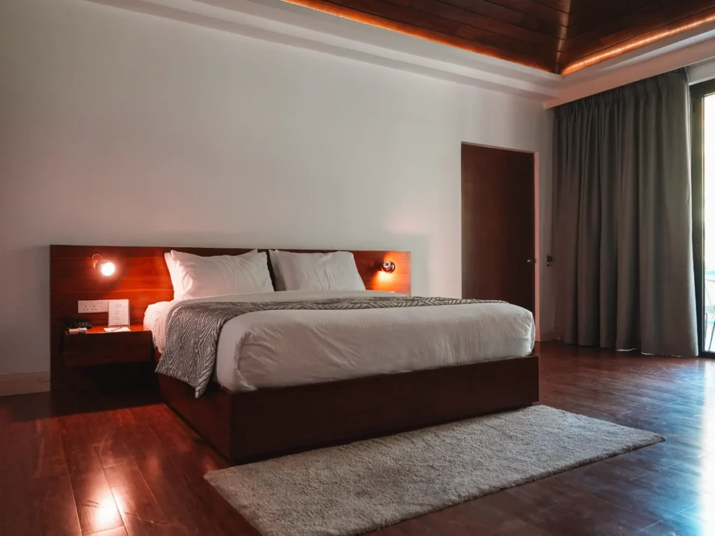 The giant master bedroom at Aprota Villa Arugam Bay