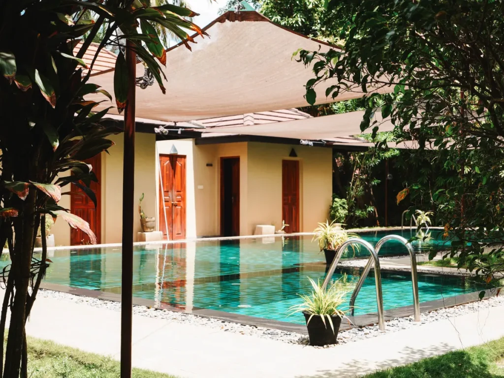 The pool at Spice Trail, one of the best accommodation in Arugam Bay