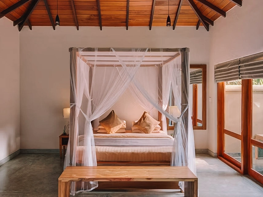 The four poster beds at the Spice Trail, an outstanding bedroom
