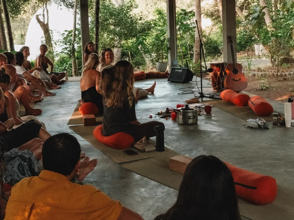Sound and movement yoga at Arise - Holistic wellness experience in Hiriketiya