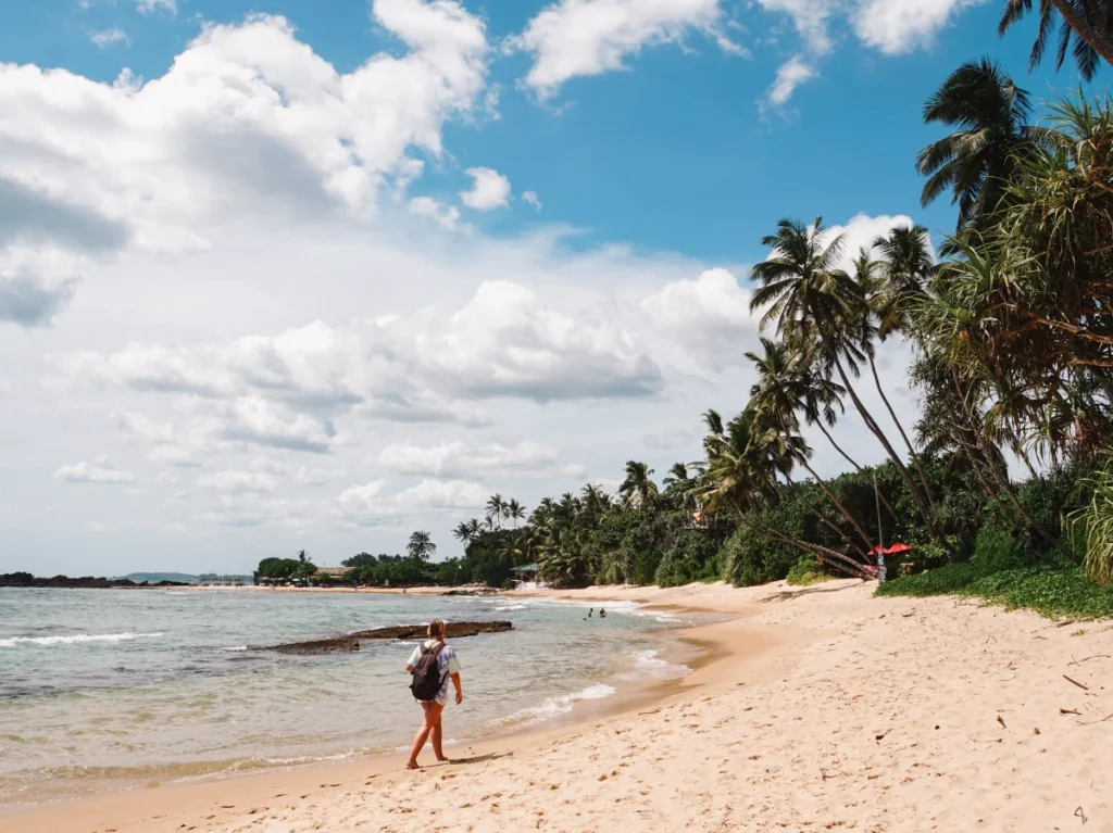Batheegama beach - a small quiet bay away from tourists
