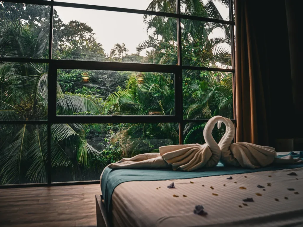 Jungle views from Beach Resort Hiriketiya, a great place to stay