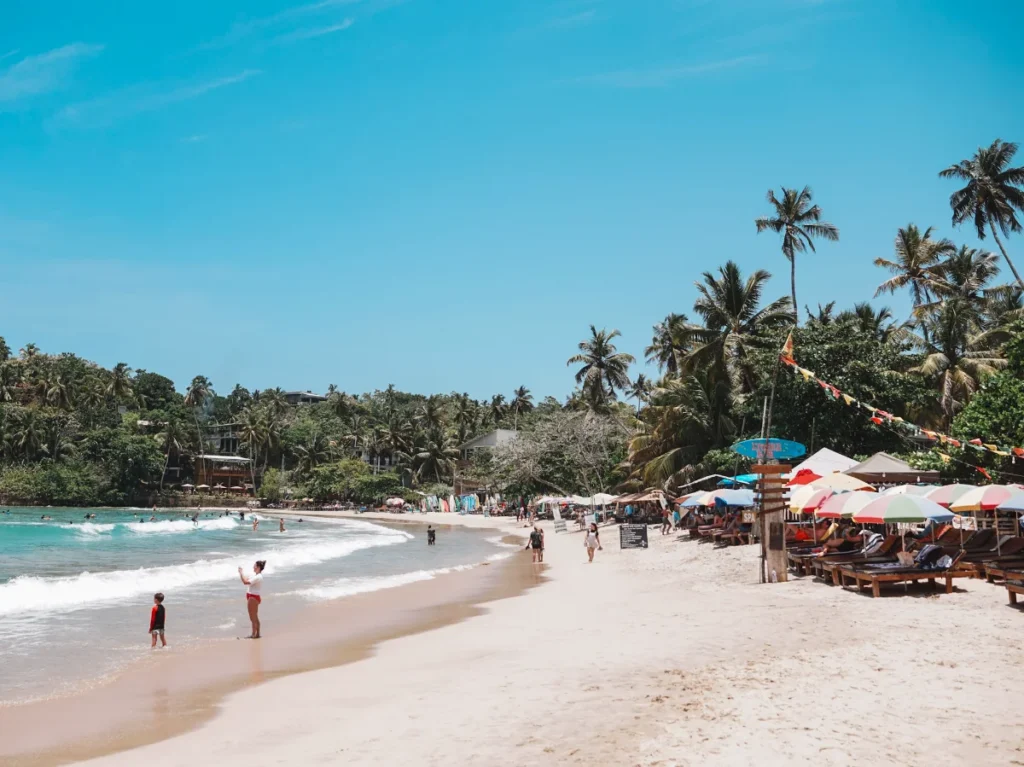 Sunset at Hiriketiya Beach
