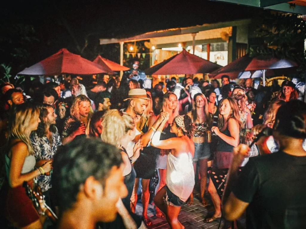 Dots Bay House Saturday Night Party - one of the best places to dance in Hiriketiya