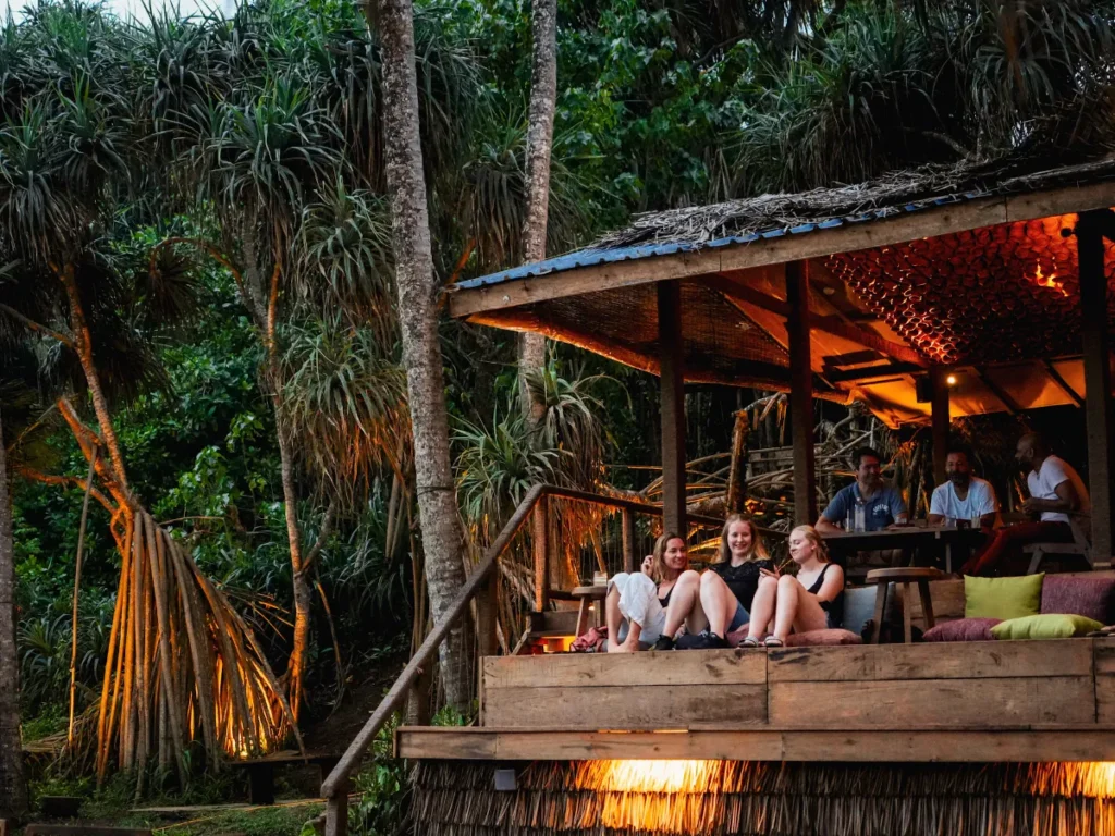 Sunset views at Raa Hiriketiya - A hidden gem for arrack cocktails in Sri Lanka