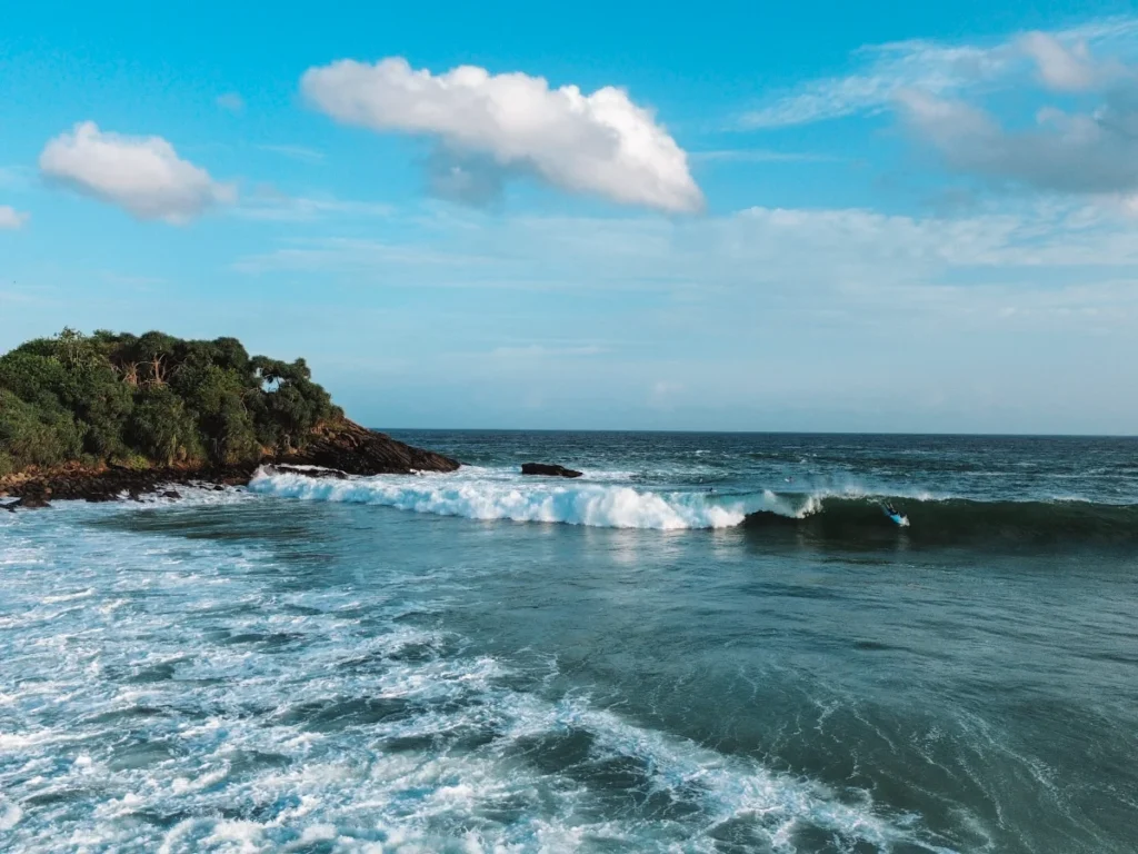 Hiriketyia point break - and aerial view
