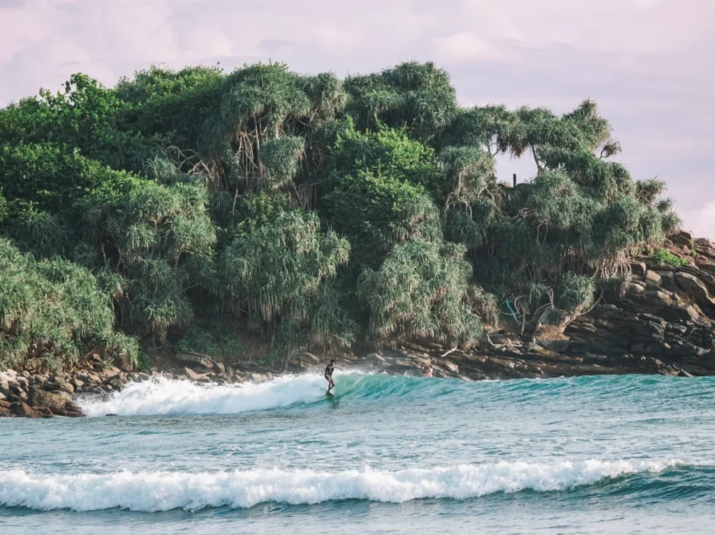 Surfing at Hiriketiya Beach, Sri Lanka - world-class waves for all levels