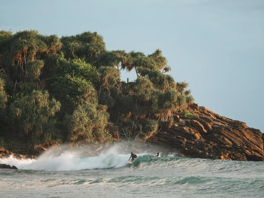 Sunset at Hiriketiya Beach