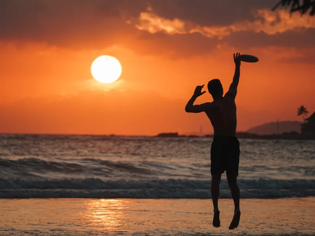 Sunset a dickwella beach, a top attraction in Hiriketiya