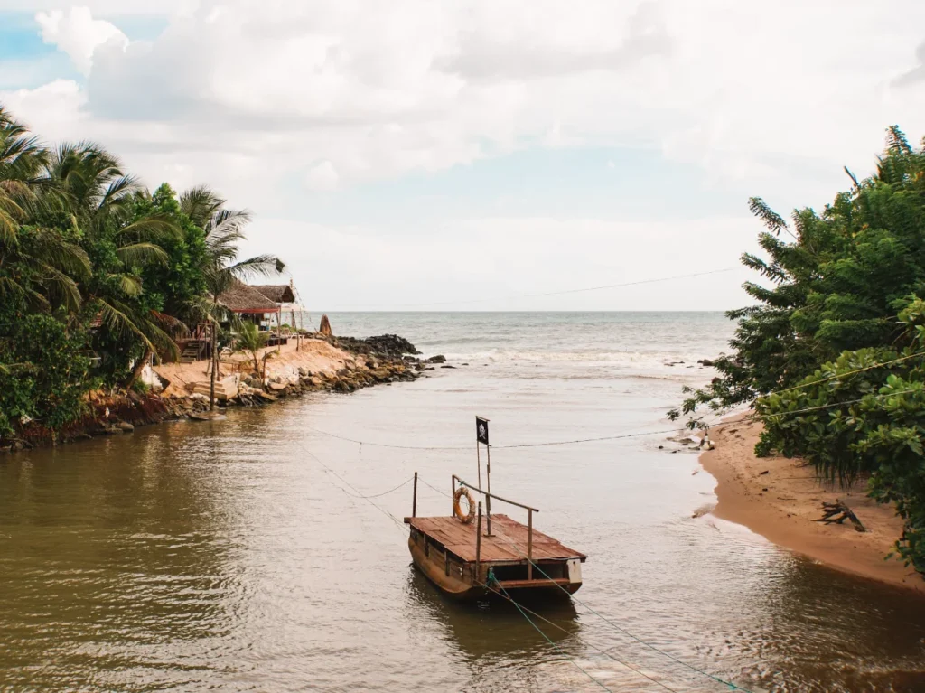 Tangalle lagoons and river, a great place to find wildlife