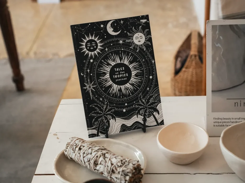 The Tales of the Tropics Manifestation Journal, stocked in Ahangama