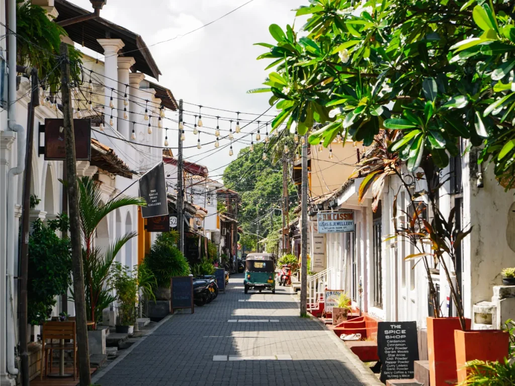 A street in Galle Fort, a great day trip from Ahangama